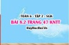 Bài 8.2 trang 47 Toán 6 Tập 2 Kết nối tri thức